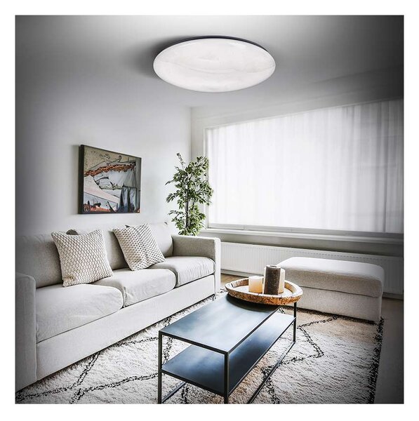 Star LED mennyezeti lámpa távirányítóval - átmérő 37 cm, fehér