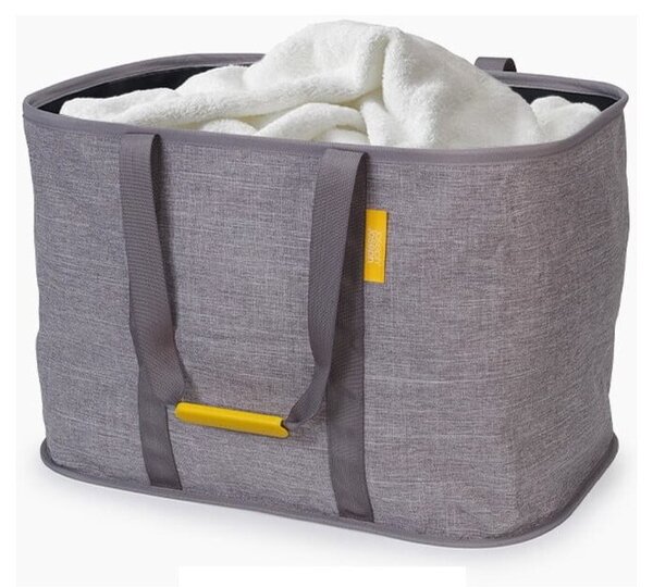 Szürke textil összehajtható szennyeskosár 55 l Hold-All Max – Joseph Joseph