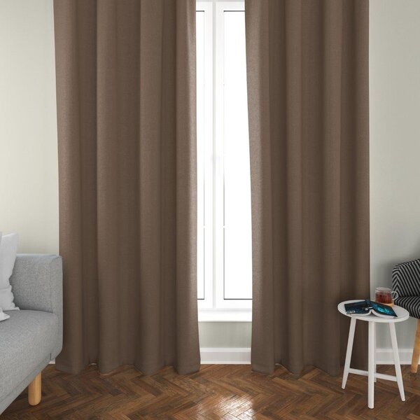 2x OXFORD világosbarna függöny 140x250 cm