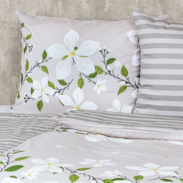 4Home Jasmine Love pamut ágyneműhuzat, 140 x 200 cm, 70 x 90 cm, 140 x 200 cm, 70 x 90 cm