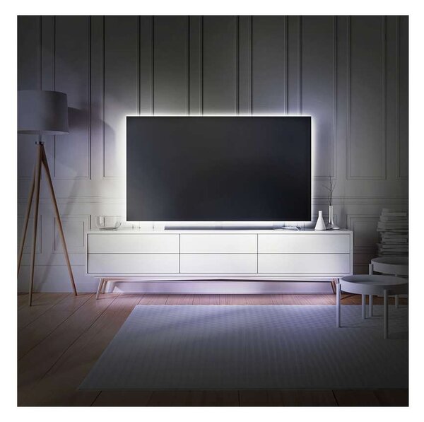 WM501 LED fényszalag TV-hez USB-vel, 100 cm, fehér
