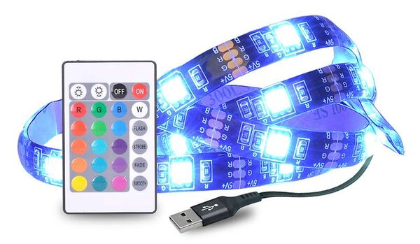 WM504 LED fényszalag RGB TV-hez, 2x 50 cm, sokszínű