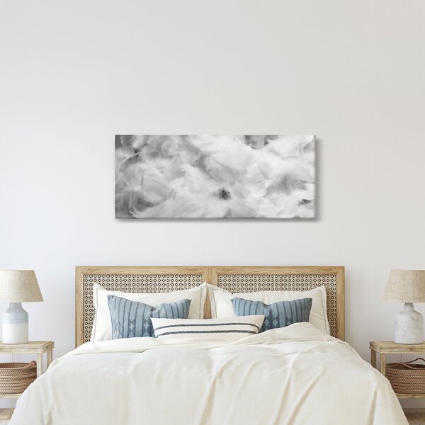 Kép - Színű tollfelhők (120x50 cm)