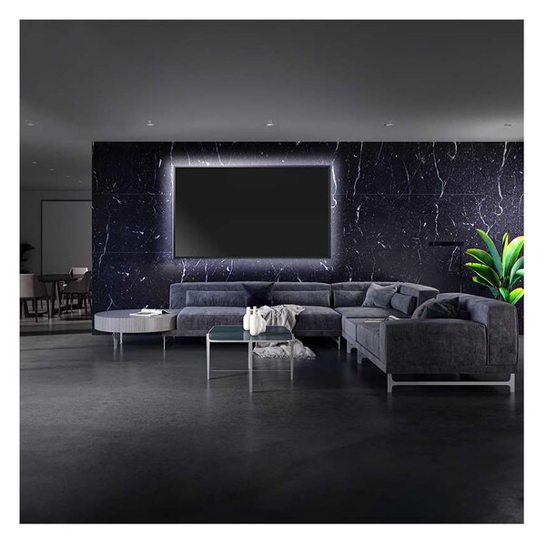 WM501 LED fényszalag TV-hez USB-vel, 100 cm, fehér