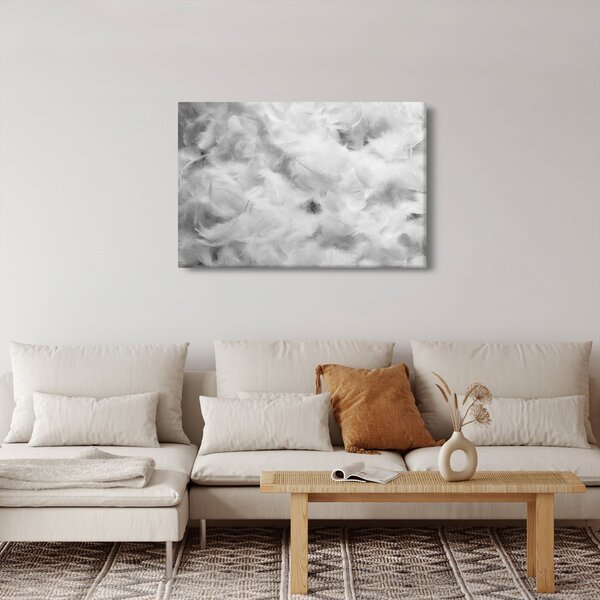 Kép - Színű tollfelhők (90x60 cm)