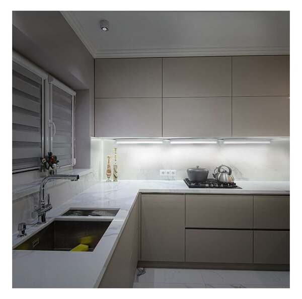 WO203-20 LED konyhai lámpa, 28 cm, fehér