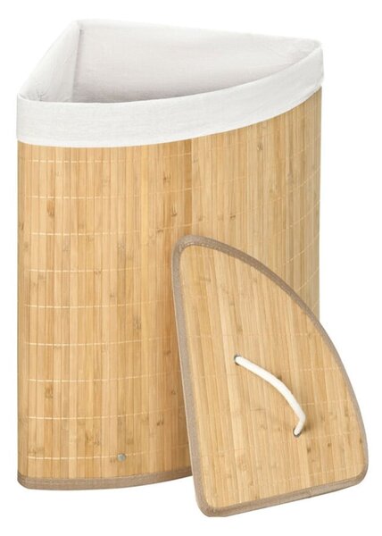 Natúr színű bambusz szennyeskosár 40 l Bamboo – Compactor
