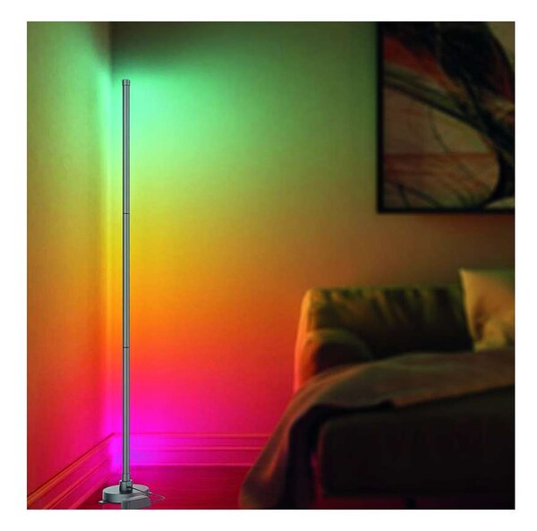 WO62 Rainbow RGB LED állólámpa, WiFi, fekete