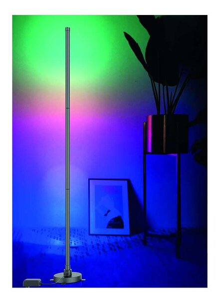 WO62 Rainbow RGB LED állólámpa, WiFi, fekete