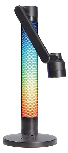 WO67 LED asztali lámpa RGB távirányítóval, fekete