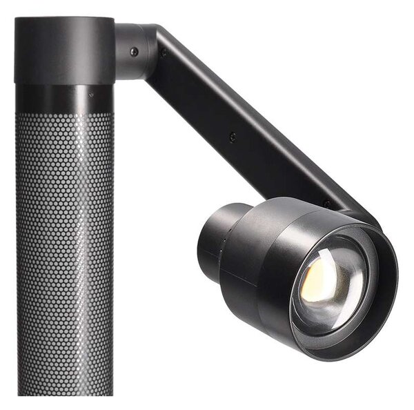 WO67 LED asztali lámpa RGB távirányítóval, fekete