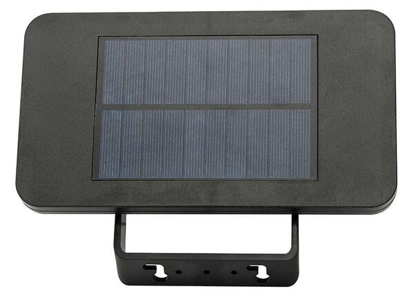 WO7204 LED szolár lámpa érzékelővel, fekete
