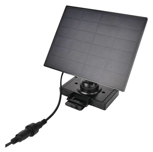 WO7203 LED szolár lámpa érzékelővel, fekete