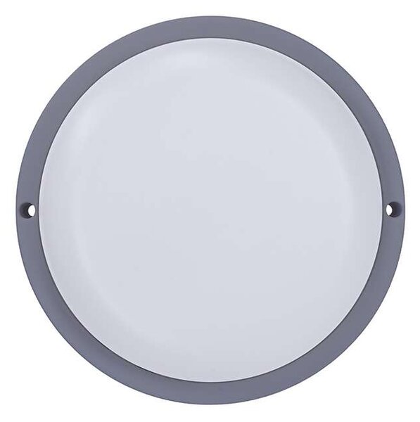 WO745 kültéri LED lámpa - kör 17 cm, szürke