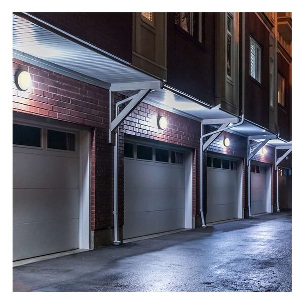 WO745 kültéri LED lámpa - kör 17 cm, szürke