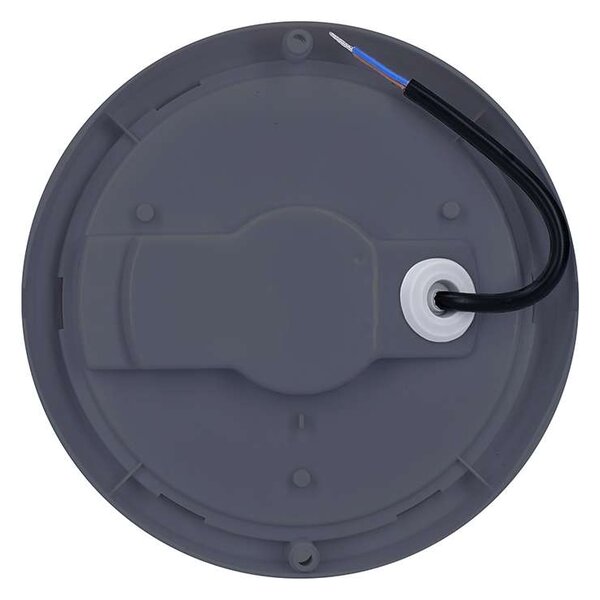 WO745 kültéri LED lámpa - kör 17 cm, szürke