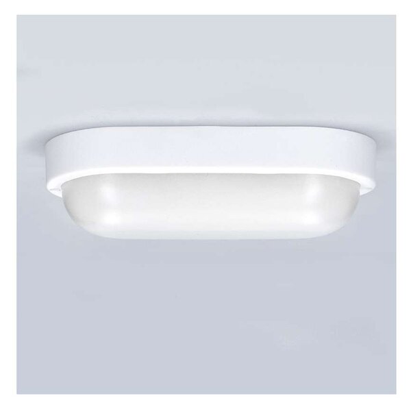 WO744 kültéri LED lámpa - ovális 21 x 10,4 cm, fehér