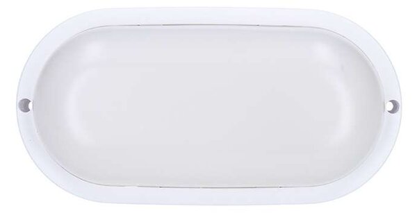 WO744 kültéri LED lámpa - ovális 21 x 10,4 cm, fehér