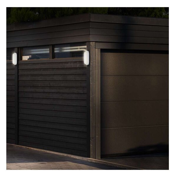 WO744 kültéri LED lámpa - ovális 21 x 10,4 cm, fehér