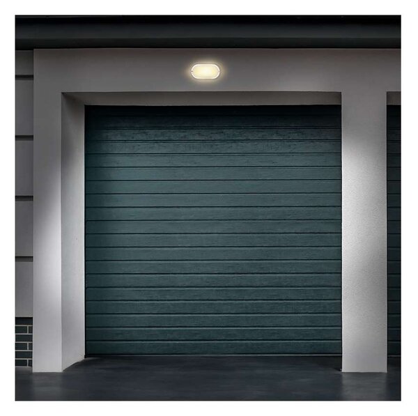 WO744 kültéri LED lámpa - ovális 21 x 10,4 cm, fehér