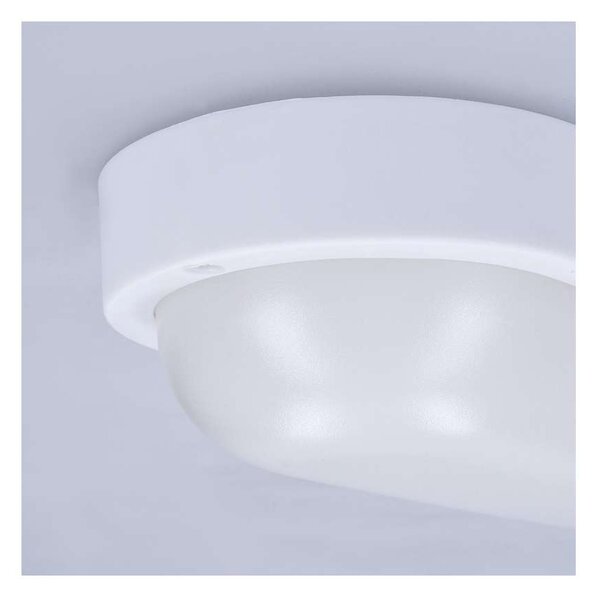 WO744 kültéri LED lámpa - ovális 21 x 10,4 cm, fehér