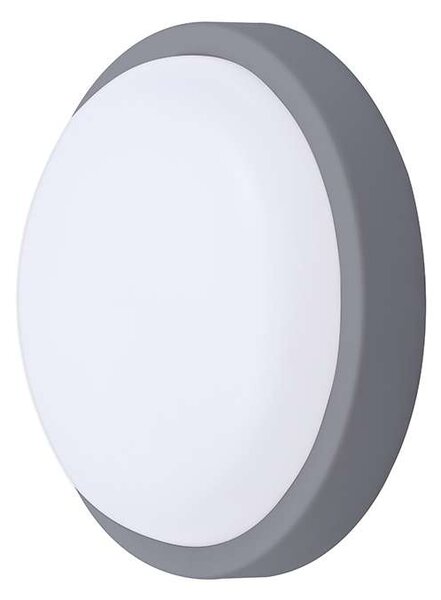 WO745 kültéri LED lámpa - kör 17 cm, szürke