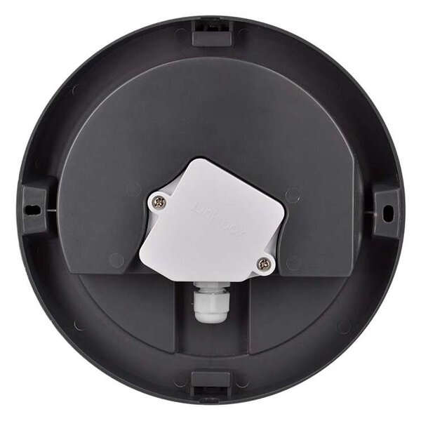 WO746 Siena kültéri LED lámpa - kör 17 cm, szürke