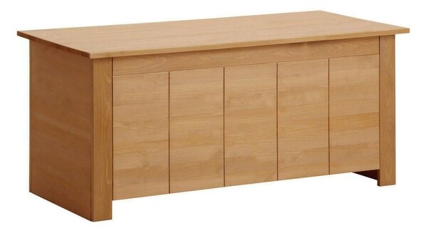 Natúr színű borovi fenyő tárolóláda 100x45 cm Bertram – Støraa