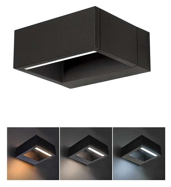 WO806 Ragusa kültéri LED lámpa, fekete