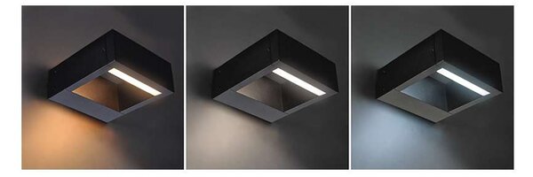 WO806 Ragusa kültéri LED lámpa, fekete