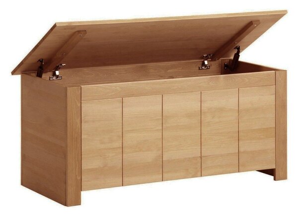 Natúr színű borovi fenyő tárolóláda 100x45 cm Bertram – Støraa