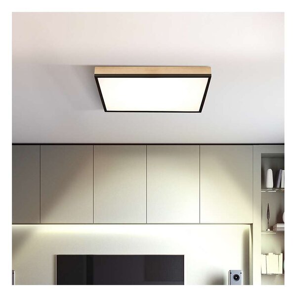 WO802 LED mennyezeti lámpa távirányítóval - 45 x 45 cm, barna