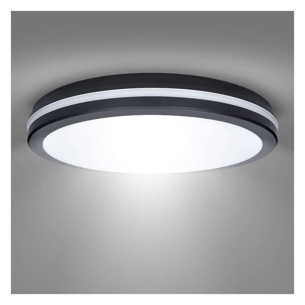 WO821 LED mennyezeti lámpa állítható - 40 cm átmérő, fekete