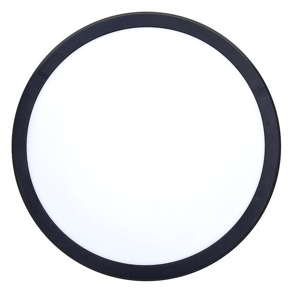 WO821 LED mennyezeti lámpa állítható - 40 cm átmérő, fekete