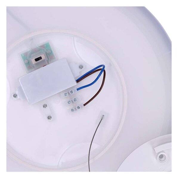 WO826 nedvességálló LED mennyezeti lámpa - átmérő 30 cm, fehér