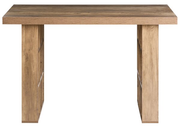 Íróasztal ELURA Világosbarna 120 cm 60 cm polcokkal