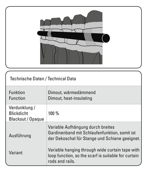 Bézs jacquard sötétítő-termo függöny 140x245 cm Ornament – Sehlbach