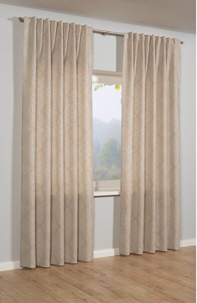 Bézs jacquard sötétítő-termo függöny 140x245 cm Ornament – Sehlbach