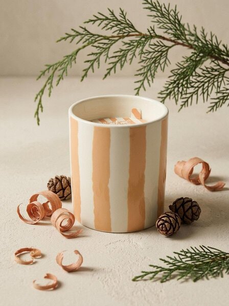 Sinsay - Illatgyertya Cedarwood & Cypress - mustársárga