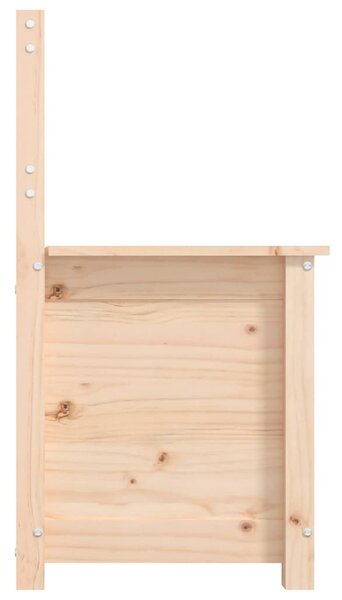 Tömör fenyőfa pad 80 x 41 x 77 cm