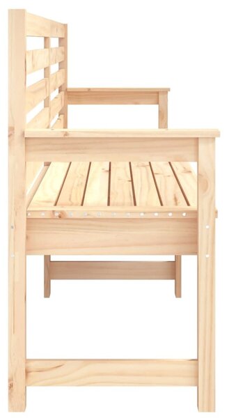 Tömör fenyőfa kerti pad 203,5x48x91,5 cm