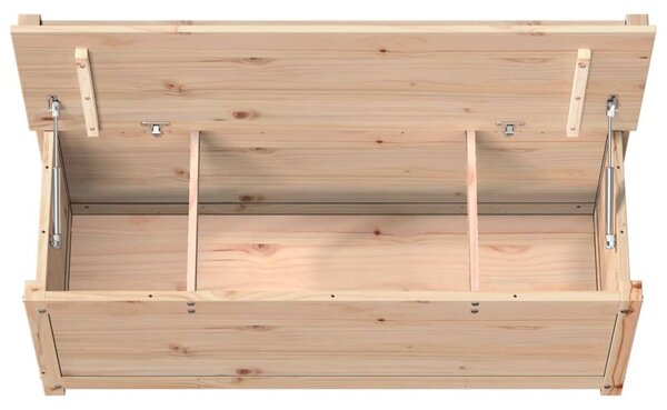 Tömör fenyőfa pad 110 x 41 x 76,5 cm