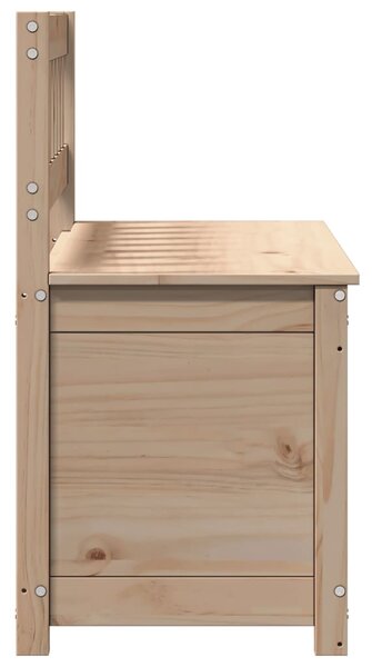 Tömör fenyőfa pad 110 x 41 x 76,5 cm
