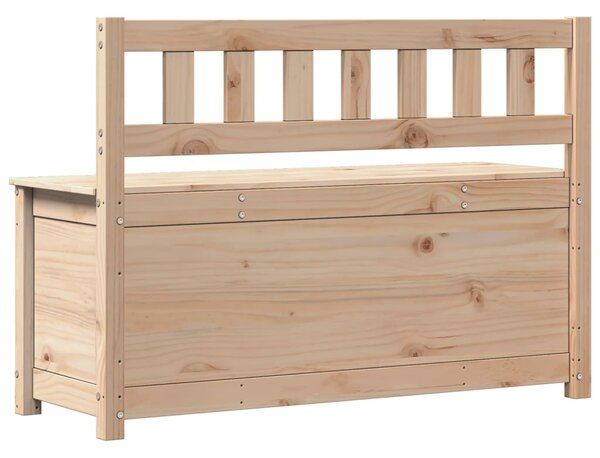 Tömör fenyőfa pad 110 x 41 x 76,5 cm
