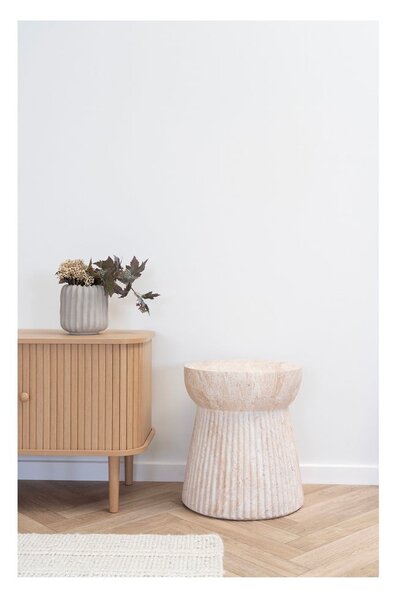 Kő kerek kerti kisasztal ø 37 cm Bonn – House Nordic