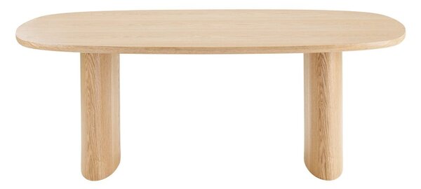 Étkezőasztal kőrisfa dekorral 110x210 cm Serra – House Nordic