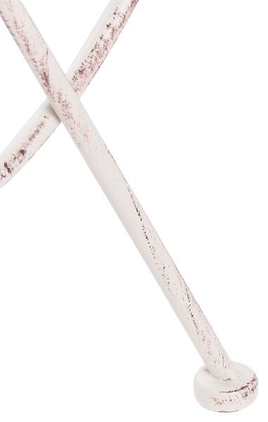 Virágállvány CROWBERRY 43 cm Törtfehér Fém