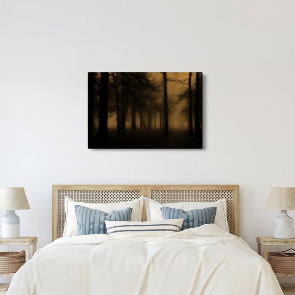 Kép - Sötét erdő (90x60 cm)