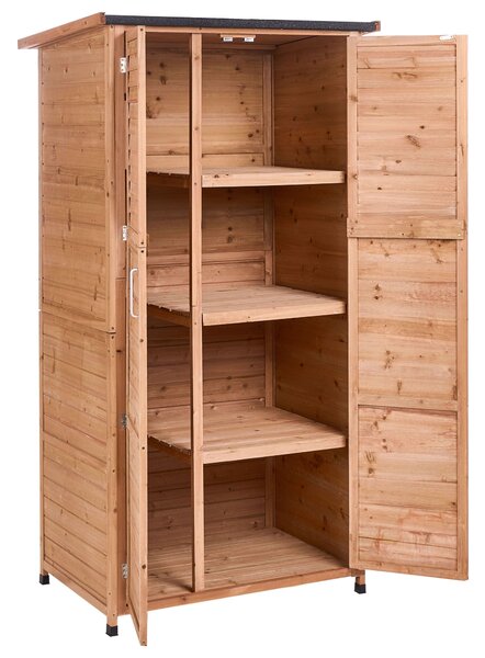 Szerszámoskamra ARSEGO 96 cm 67 cm Fenyőfa Világosbarna