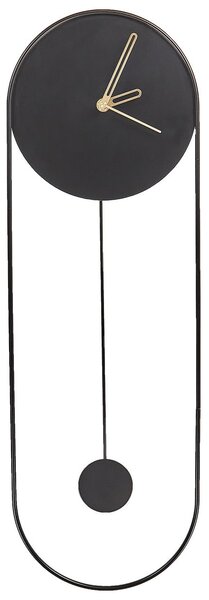 Fali óra SALVAN 20 cm Fém Fekete